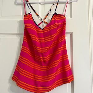 Trina Turk Orange/Pink Camisole